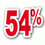 54%