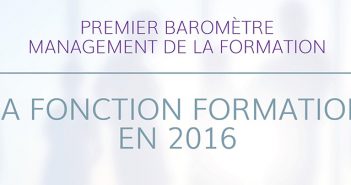 Baromètre 2016 Management de la formation