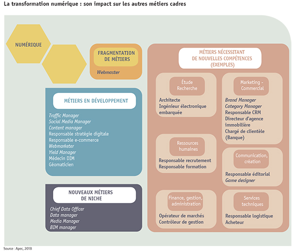 Influence du digital sur les compétences des cadres - Apec