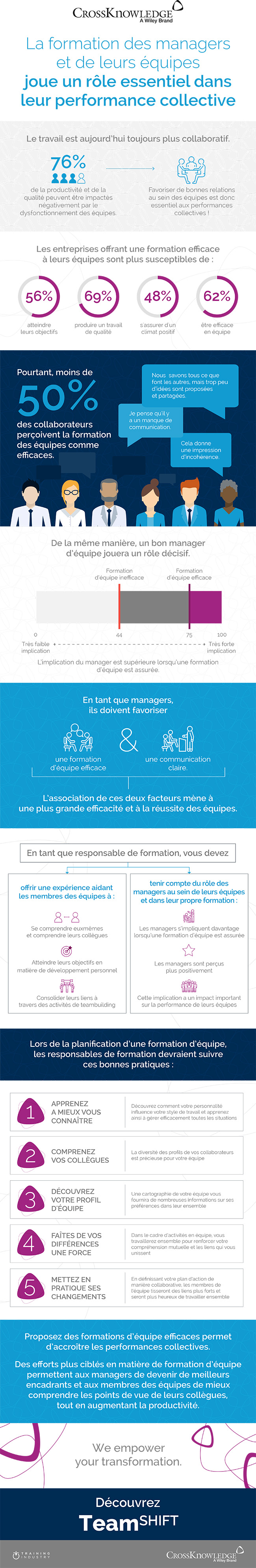 Formation d'équipe - infographie Crossknowledge - RHEXIS