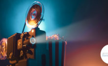 Projecteur de cinéma, pour illustrer la revue de vidéos sur la formation professionnelle de janvier 2025