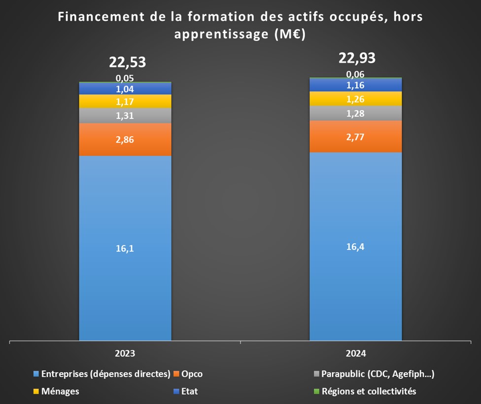 Financement de la formation des actifs occupés